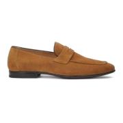 Bruine suède loafers Kazar , Brown , Heren