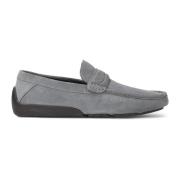 Grijze suède mocassins Kazar , Gray , Heren