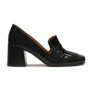 Zwarte pumps met kwastjes en een brede hak Kazar , Black , Dames