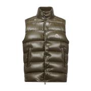 Groene Tibb Gilet Vest Moncler , Green , Heren