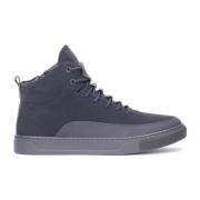 Donkerblauwe herensneakers met rits en veters Kazar , Blue , Heren