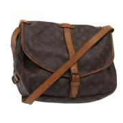 Pre-owned Canvas louis-vuitton-bags Louis Vuitton Vintage , Brown , Da...