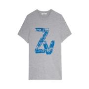 Modieuze T-shirt Zadig & Voltaire , Gray , Heren