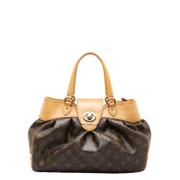 Pre-owned Canvas louis-vuitton-bags Louis Vuitton Vintage , Brown , Da...