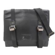 Pre-owned Leather backpacks Louis Vuitton Vintage , Black , Dames