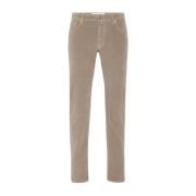 Slim Fit Cord Chinos Jacob Cohën , Beige , Heren