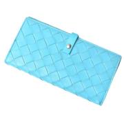 Pre-owned Leather wallets Bottega Veneta Vintage , Blue , Dames