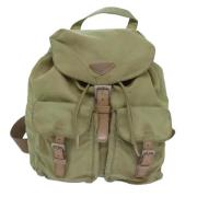 Pre-owned Fabric backpacks Prada Vintage , Green , Dames