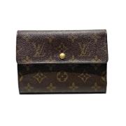 Pre-owned Canvas wallets Louis Vuitton Vintage , Brown , Dames