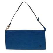 Pre-owned Leather louis-vuitton-bags Louis Vuitton Vintage , Blue , Da...