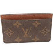 Pre-owned Canvas wallets Louis Vuitton Vintage , Brown , Dames