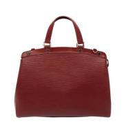 Pre-owned Leather louis-vuitton-bags Louis Vuitton Vintage , Red , Dam...