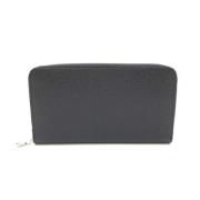 Pre-owned Leather wallets Louis Vuitton Vintage , Black , Dames