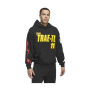 Zwarte Team Trae Hoody Adidas , Black , Heren