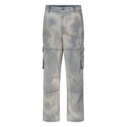 Cargo Broek Urban Stijl Versleten Diesel , Blue , Heren