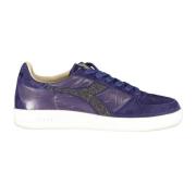 Sportieve Blauwe Veterschoenen Contrastzool Diadora , Blue , Dames