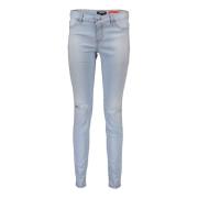 Blauwe Geborduurde Dames Jeans Just Cavalli , Blue , Dames