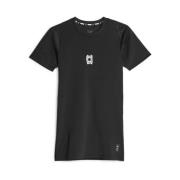 Team Hoops Baselayer Top Puma , Black , Heren