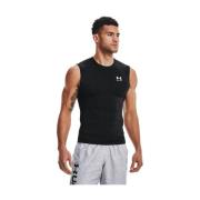 Compressie Mouwloze Basislaag Under Armour , Black , Heren