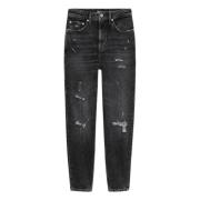 Zwarte Jeans voor Heren Tommy Hilfiger , Black , Dames