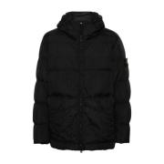 Stijlvolle Winterjas Stone Island , Black , Heren