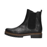 Zwarte Veterboots, Model 721 Gabor , Black , Dames