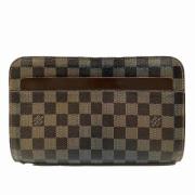 Pre-owned Canvas clutches Louis Vuitton Vintage , Brown , Heren