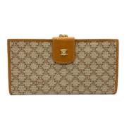 Pre-owned Canvas wallets Celine Vintage , Beige , Dames