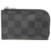 Pre-owned Canvas wallets Louis Vuitton Vintage , Black , Heren