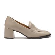 Klassieke leren pumps in taupe kleur Kazar , Beige , Dames