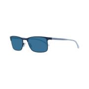 Blauwe Rechthoekige Zonnebril met UV-bescherming Hugo Boss , Blue , He...