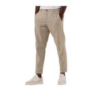 Heren Beige Bite Broek The GoodPeople , Beige , Heren