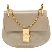 Pre-owned Leather shoulder-bags Chloé Pre-owned , Gray , Dames