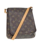 Pre-owned Canvas louis-vuitton-bags Louis Vuitton Vintage , Brown , Da...