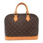 Pre-owned Canvas louis-vuitton-bags Louis Vuitton Vintage , Brown , Da...