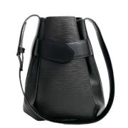 Pre-owned Leather louis-vuitton-bags Louis Vuitton Vintage , Black , D...