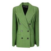 Getailleerde Zandloper Jas JW Anderson , Green , Dames