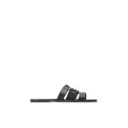 Zwarte slides voor dames Kazar , Black , Dames