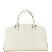 Pre-owned Leather louis-vuitton-bags Louis Vuitton Vintage , White , D...