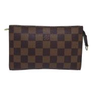 Pre-owned Canvas clutches Louis Vuitton Vintage , Brown , Dames