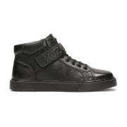 Urban graan lederen sneakers Kazar , Black , Heren