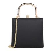 Dames zwarte clutch tas Kazar , Black , Dames