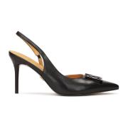 Pumps met een uitgesneden bovendeel Kazar , Black , Dames