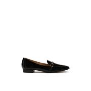 Gelakte platte hakken pumps Kazar , Black , Dames