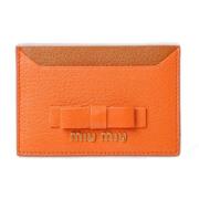 Pre-owned Leather wallets Miu Miu Pre-owned , Brown , Dames