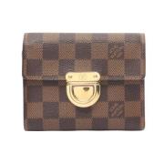 Pre-owned Canvas wallets Louis Vuitton Vintage , Brown , Dames