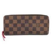 Pre-owned Canvas wallets Louis Vuitton Vintage , Brown , Dames