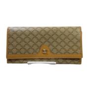 Pre-owned Canvas wallets Celine Vintage , Brown , Dames