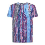 Print T-shirt Carlo Colucci , Multicolor , Heren