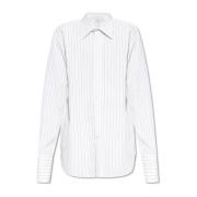 Gestreept Overhemd Alexander McQueen , White , Heren